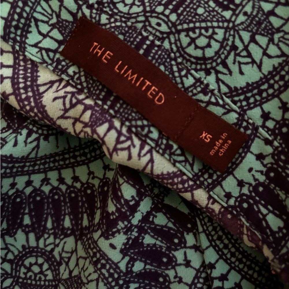 The Limited Teal and Navy Shirt Dress | XS | EUC - Picture 8 of 8